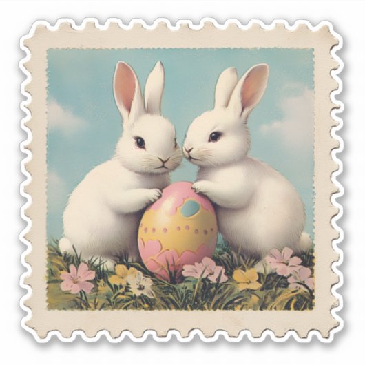 Osteraufkleber Aufkleber (Vorderseite)