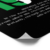 Osteraufstieg 1916 Gedenkposter Poster (Ecke)