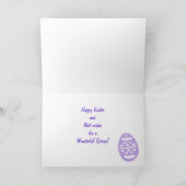 Osterausschnitt II Feiertagskarte (Innenseite)