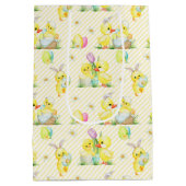 Osterbaby-Chicks und -Enten - mittelgroße Geschenk Mittlere Geschenktüte (Rückseite)