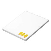 Osterbaby-Hühner Notepad Notizblock (Rotiert)