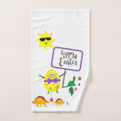 Osterbadewanne Handtuch Sets Dinosaurier (Handtuch)