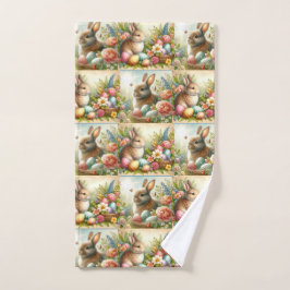 Osterbadezimmer Dekoration Sonnenkaninchen Handtuc Handtuch