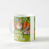 Osterbände und Karotten Kaffeetasse (Vorderseite Links)