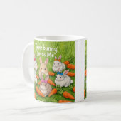 Osterbände und Karotten Kaffeetasse (Vorderseite Links)
