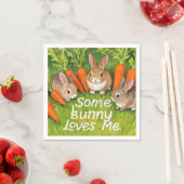 Osterbände und Karotten Serviette (Beispiel)