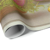 Osterbänder in Körben Geschenkpapier (Rolleneckpunkt)