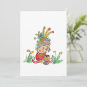 Osterbarnet Einladung (Stehend Vorderseite)