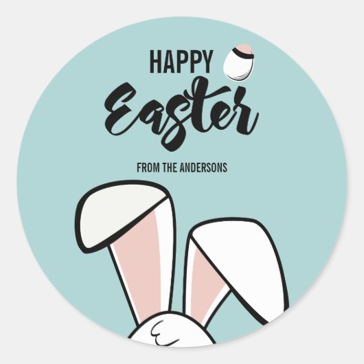 Osterbarockaufkleber Runder Aufkleber (Vorderseite)