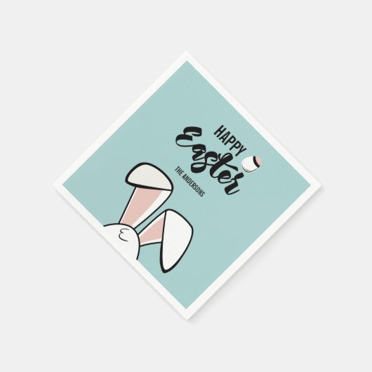 Osterbarsche Ohren Papier Napkin Serviette (Ecke)