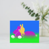 Osterbarsche Ohrknospen Feiertagspostkarte (Stehend Vorderseite)