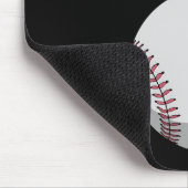 Osterbaseball Bunny Niedlich Rabbit Ohren Mousepad (Ecke)