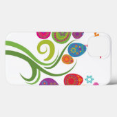 Osterbaum mit farbigen Eiern und Blume Case-Mate iPhone Hülle (Rückseite (Horizontal))