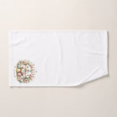 Osterbäume, Eier und Blume Badhandtuch Set (Handtuch)