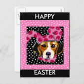 OsterBeagle Feiertagspostkarte (Vorne/Hinten)