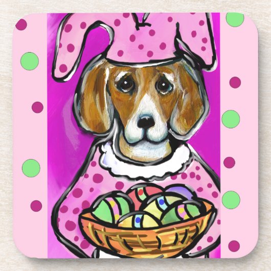 OSTERBEAGLE UNTERSETZER (Vorderseite)