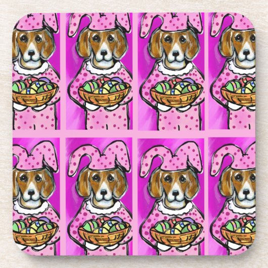 OSTERBEAGLE UNTERSETZER (Vorderseite)