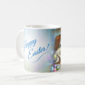 Osterbecher mit süßen Tieren Kaffeetasse (Vorderseite Links)