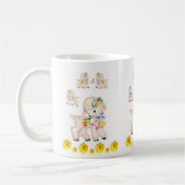 Osterbecher Schafe Kaffeetasse (Links)