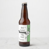 Osterbeere-Label, Sagte ein paar Bunny Bier? Bierflaschenetikett (Vorderseite)
