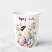 Osterbeereier und -Blume - Pappbecher (Rückseite)