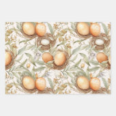 Osterbeige Vintager Familienname Geschenkpapier Set (Vorderseite 2)