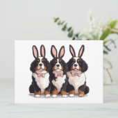 Osterberner Hunde Feiertagskarte (Stehend Vorderseite)