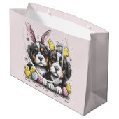 Osterberner Hunde Große Geschenktüte (Rückseite Schrägansicht)