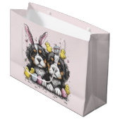 Osterberner Hunde Große Geschenktüte (Vorderseite Schrägansicht)