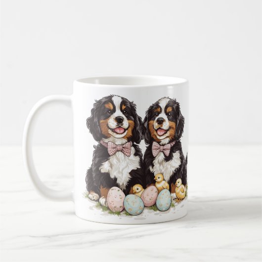 Osterberner Hunde Ostereier Kaffeetasse (Links)