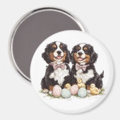 Osterberner Hunde Ostereier Magnet (Vorderseite/Rückseite)