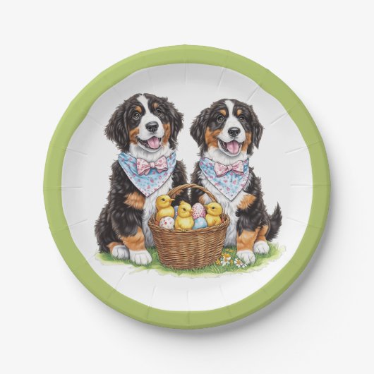 Osterberner Hunde Pappteller (Vorderseite)