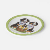 Osterberner Hunde Pappteller (Schrägansicht)