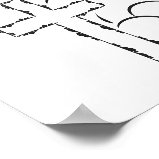 Osterbibel Verse Poster (Ecke)