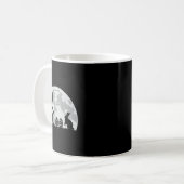 Osterbigfoot Bunny Rabbit Egg Jagen Kaffeetasse (Vorderseite Links)