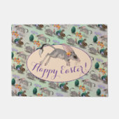 Osterbilby und australische Blume Fußmatte (Vorderseite)