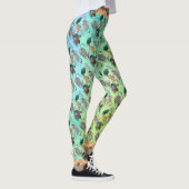 Osterbilby und australische Blume Leggings (Rechts)