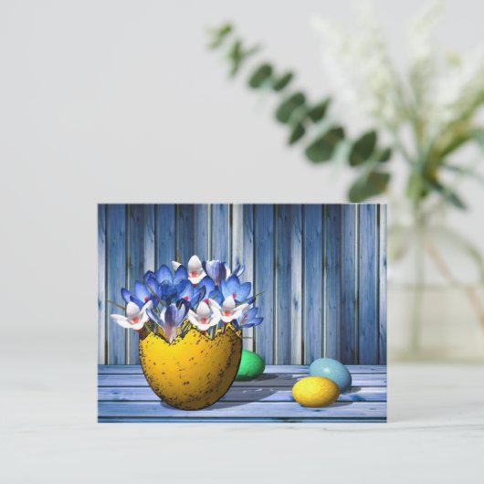 Osterbild Postkarte (Stehend Vorderseite)