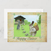 Osterbild Postkarte (Vorne/Hinten)