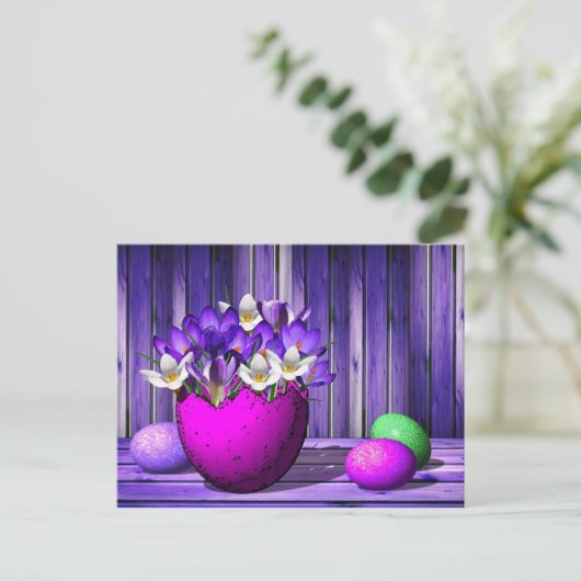 Osterbild Postkarte (Stehend Vorderseite)