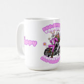 Osterblase Biker Tasse - Ausflüge (Vorderseite Links)
