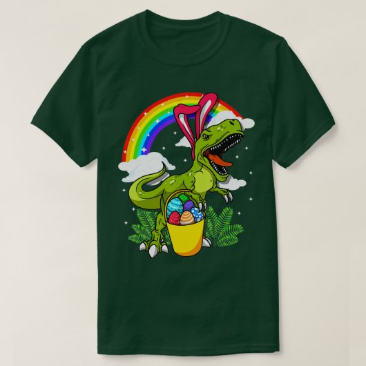 Osterblase Dinosaur Rex Kostümjugend Jungen Gir T-Shirt (Design vorne)