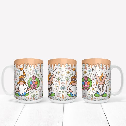 Osterblase Gnomes Spring Zweifarbige Tasse