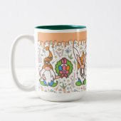 Osterblase Gnomes Spring Zweifarbige Tasse (Links)