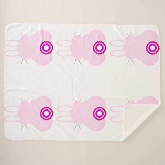 Osterblase Sherpa Blanket Sherpadecke (Vorderseite (Horizontal))