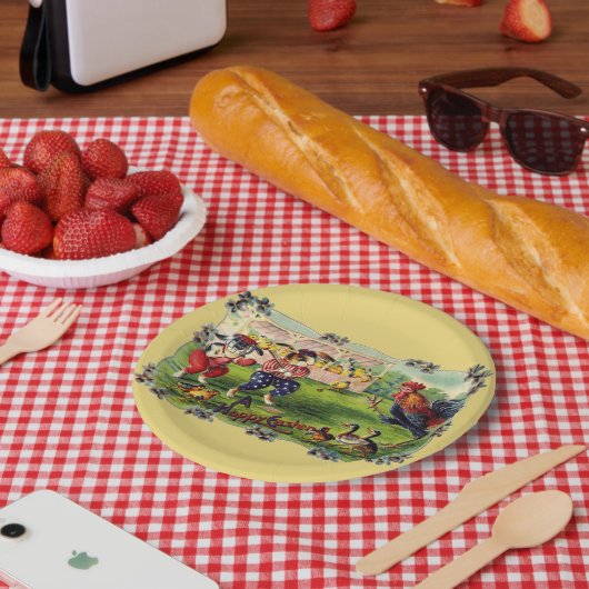 Osterblasen-Baseball-Teller Pappteller (Picknick)