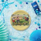 Osterblasen-Baseball-Teller Pappteller (Party)