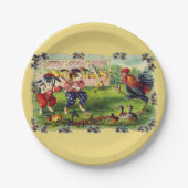 Osterblasen-Baseball-Teller Pappteller (Vorderseite)