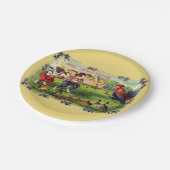 Osterblasen-Baseball-Teller Pappteller (Schrägansicht)