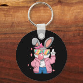 Osterblasen-Blase Schlüsselanhänger (Vorderseite)